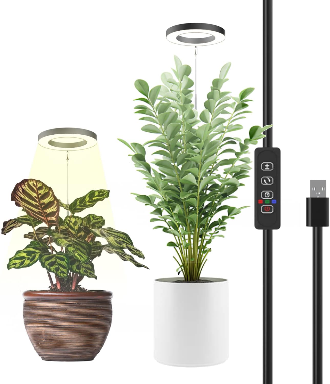 can plants grow off led lights IMVSINCERE Plant Grow Light- LED Growing Light Full Spectrum for Indoo